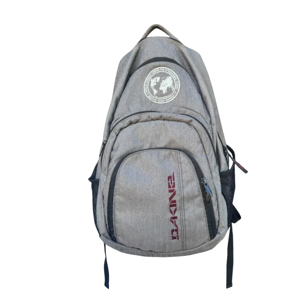 Dakine BYU David M Kennedy Center Backpack Gray Herringbone Laptop Bag